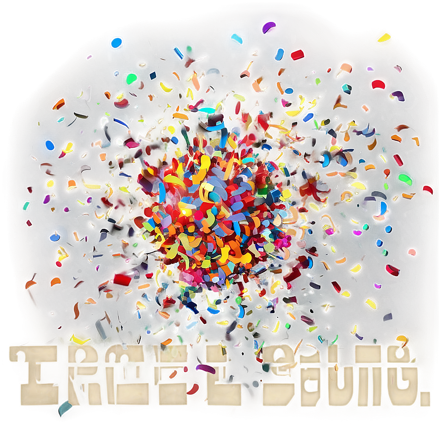 Confetti Colorful Blast Png Rjk83