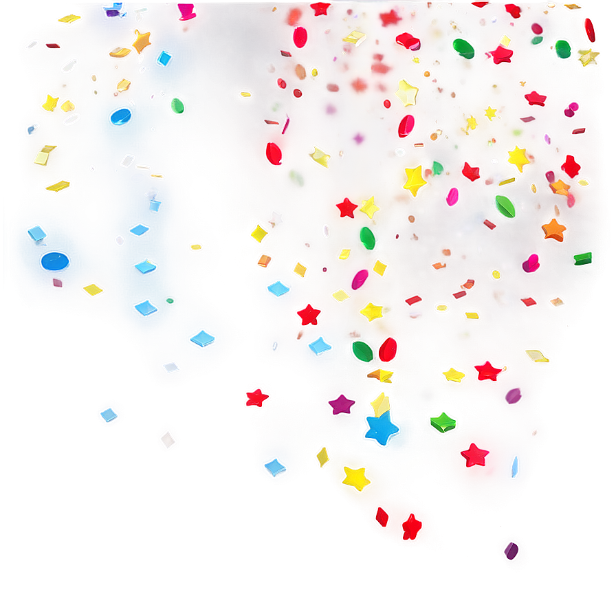 Confetti Colorful Fun Png Dtb