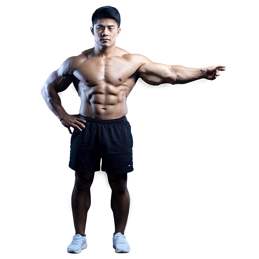 Confident Muscle Man Png 06252024