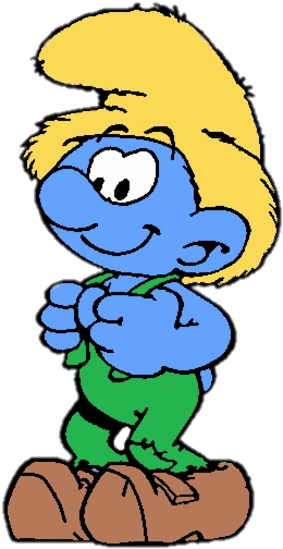 Confident Smurf Standing