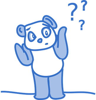 Confused Cartoon Panda