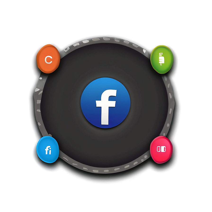 Connect Social Media Button Png 06252024