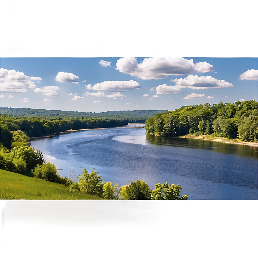 Connecticut River Landscape Png Tex