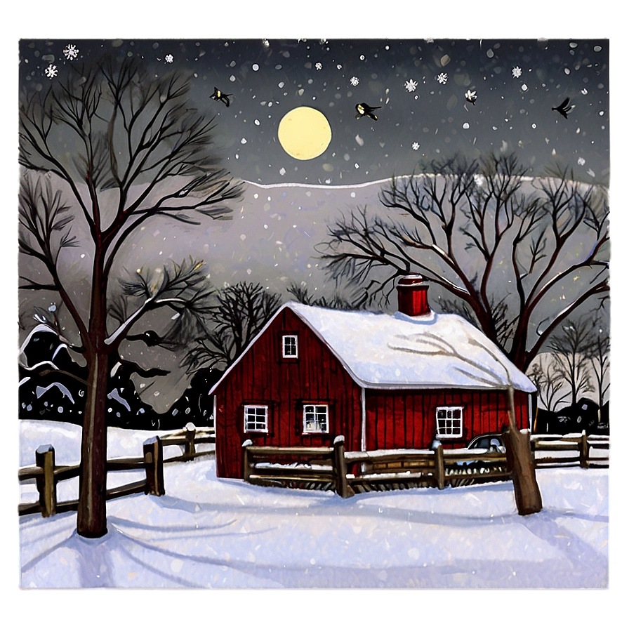 Connecticut Winter Scene Png 69