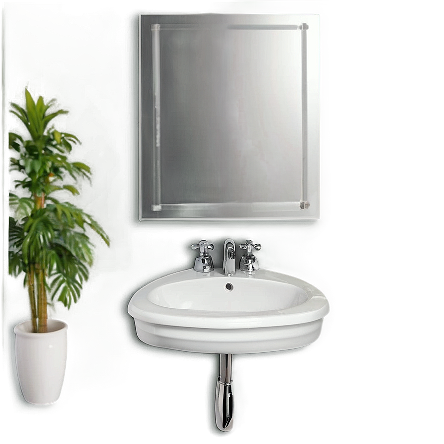 Console Bathroom Sink Png Kar