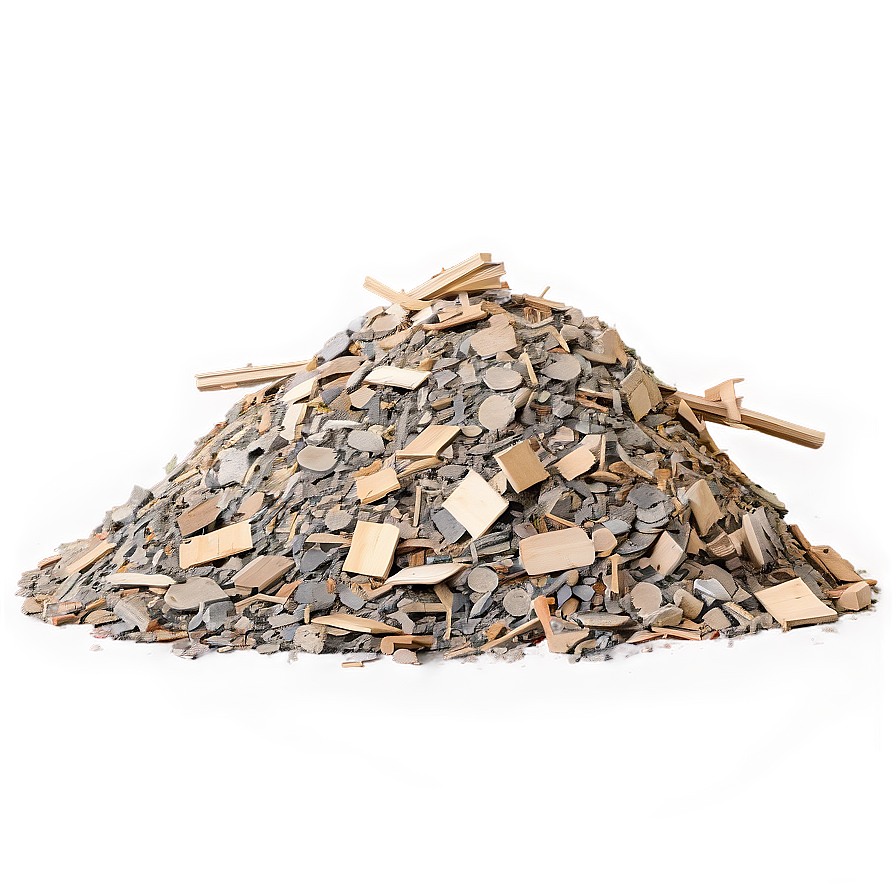 Construction Debris Pile Png Khq