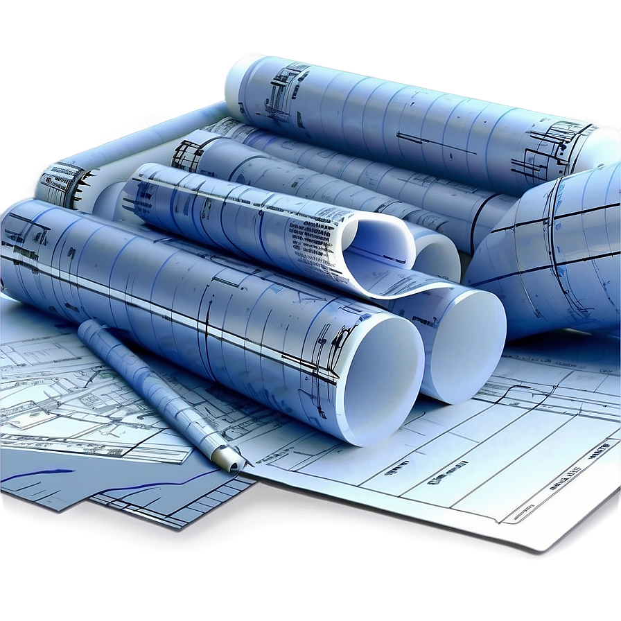 Construction Industry Blueprints Png 56