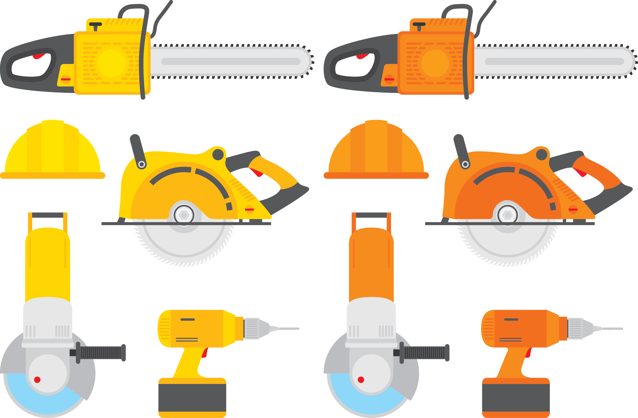 Construction Tools Vector Illustration