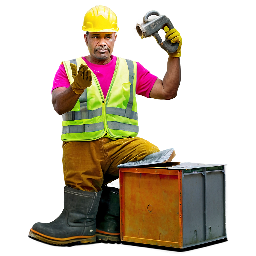 Construction Worker Break Png Sru