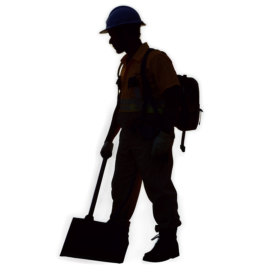 Construction Worker Silhouette Png Sov