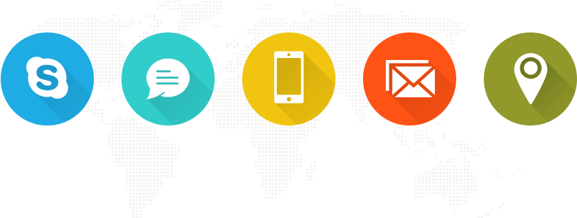 Contact Options World Map