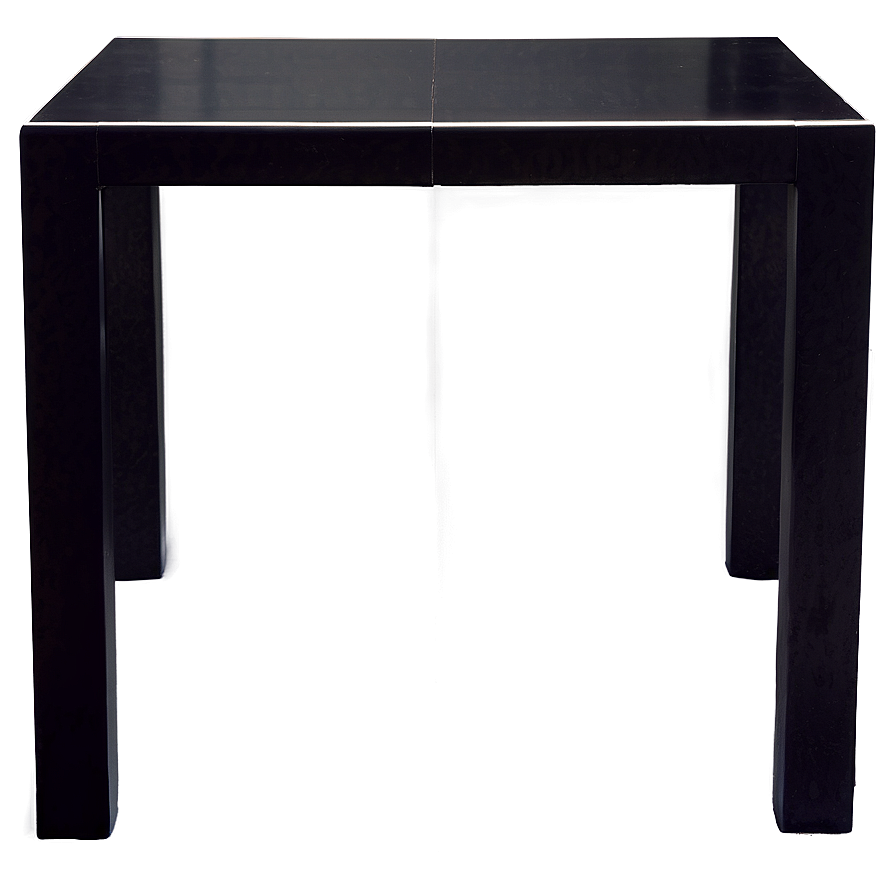 Contemporary Black Table Png 06262024