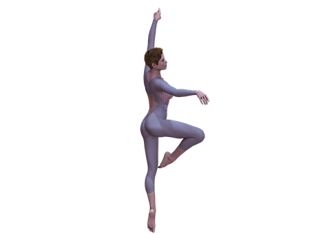 Contemporary Dancer Pose