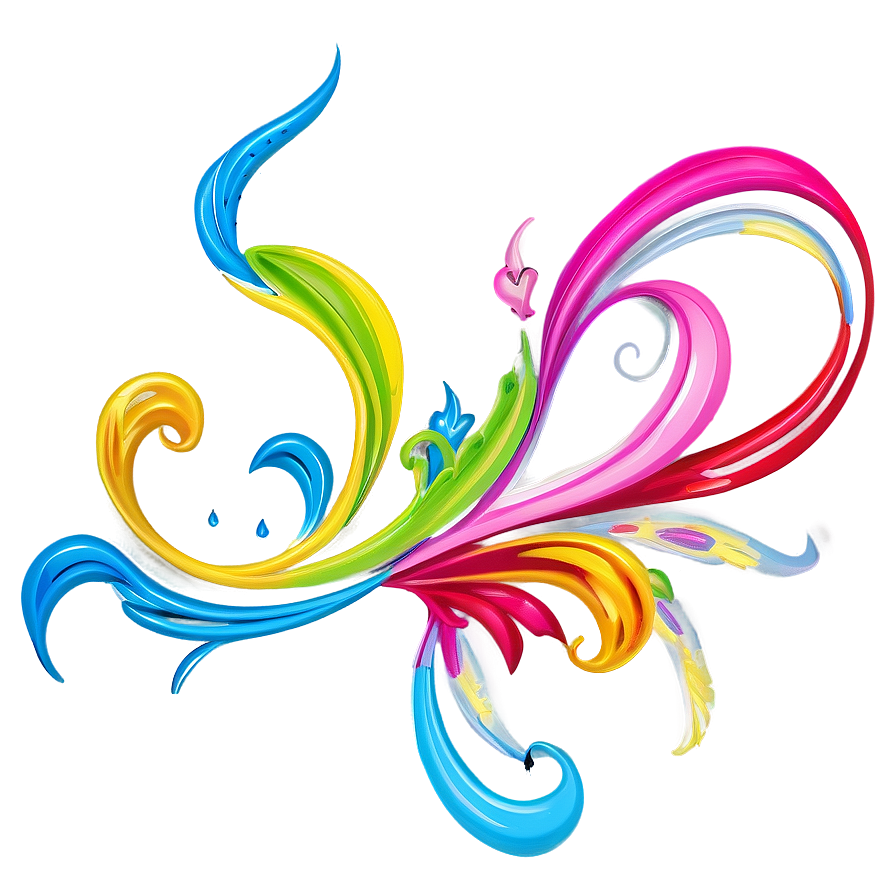 Contemporary Flourish Png 16