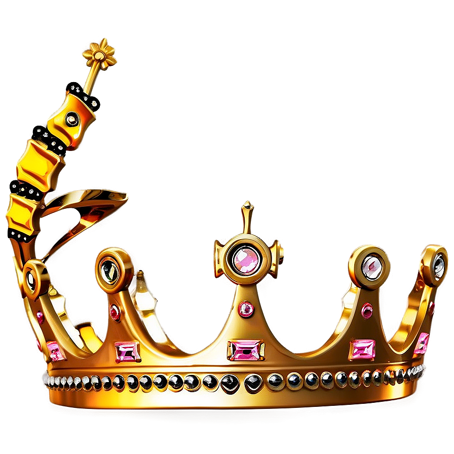 Contemporary Golden Crown Png 3