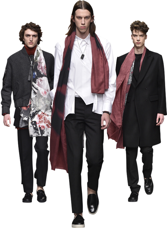 Contemporary Mens Fashion Trio