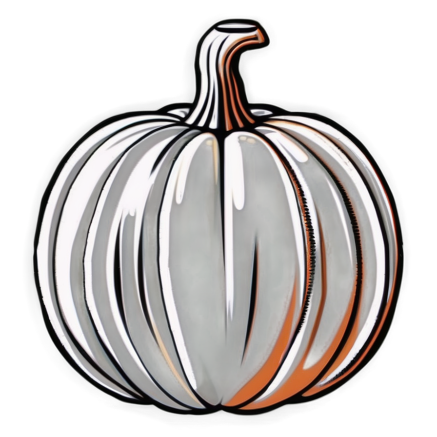 Contemporary Pumpkin Outline Png 06202024