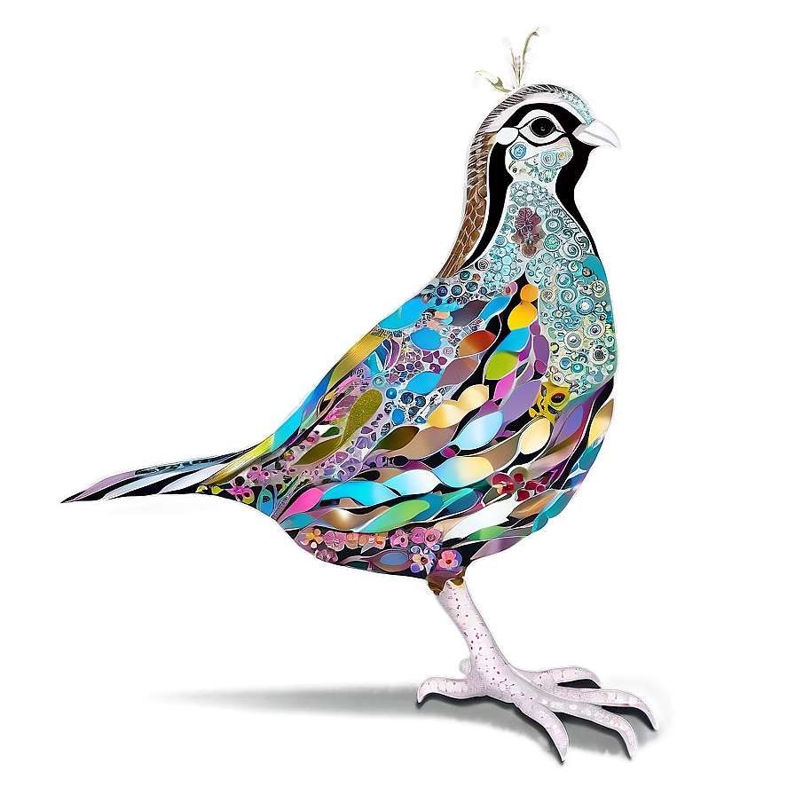 Contemporary Quail Art Png 5