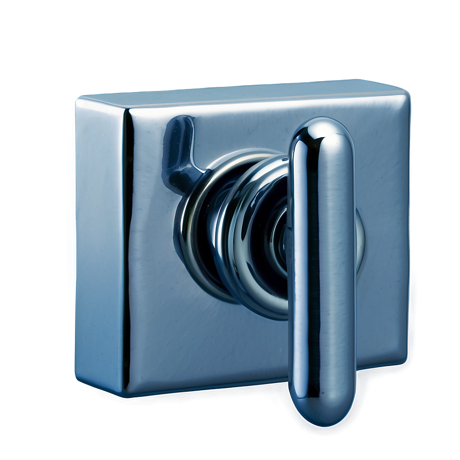 Contemporary Square Doorknob Png 36