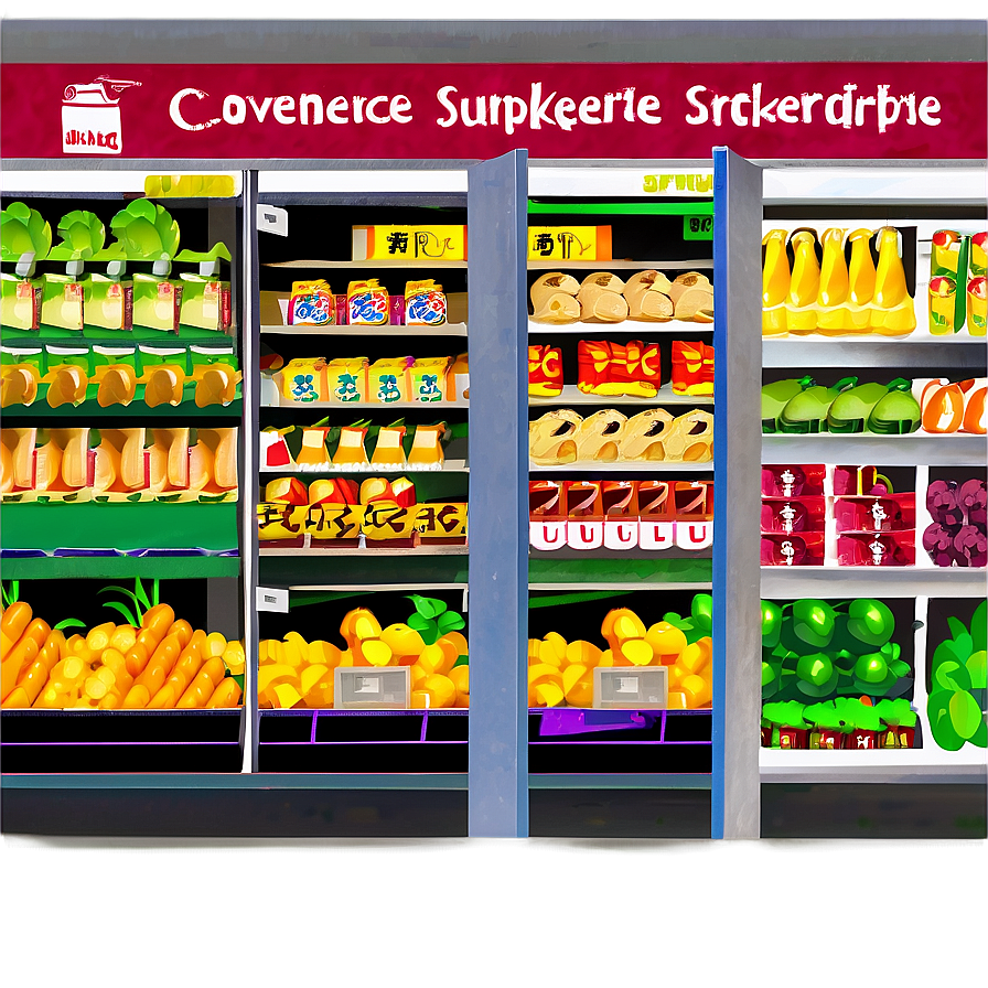 Convenience Supermarket Png 06242024