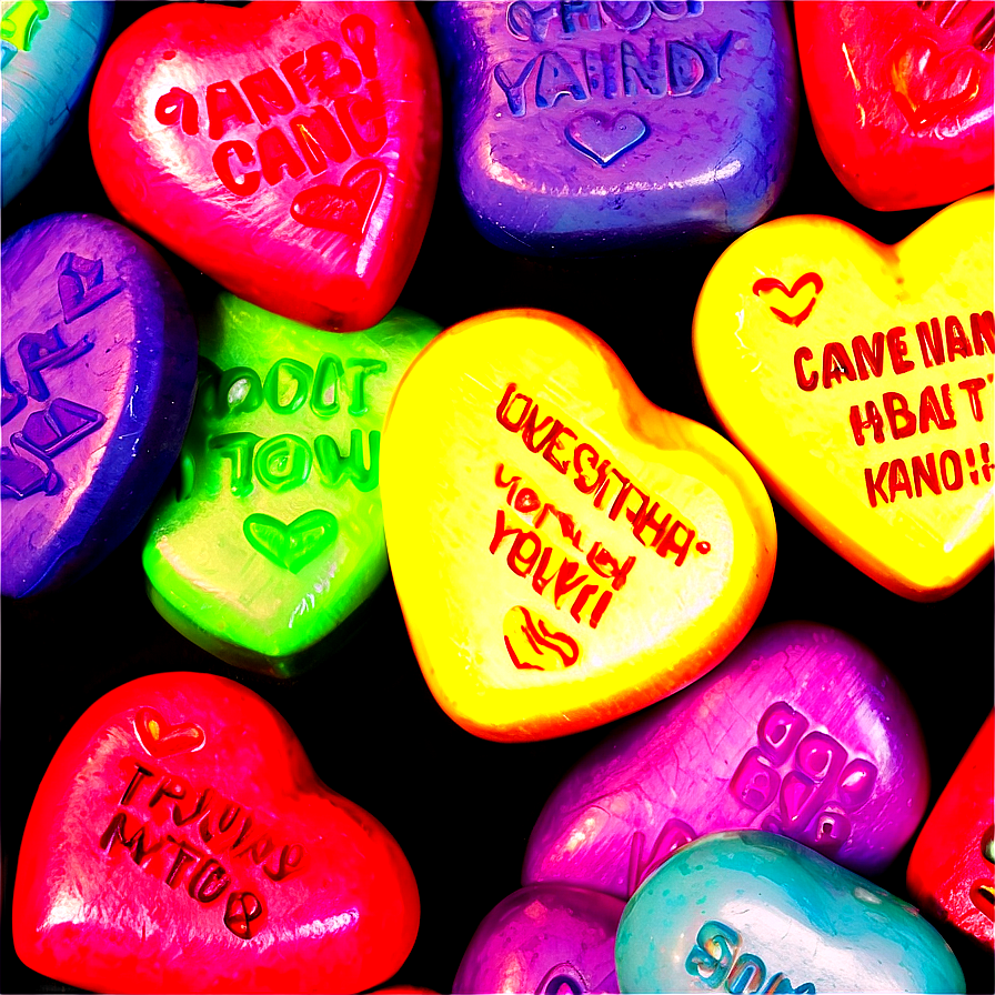 Conversation Candy Hearts Png Req41