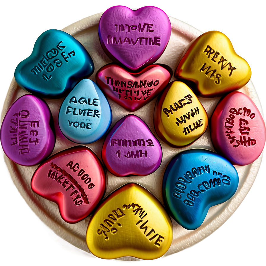 Conversation Hearts Mix Png 82