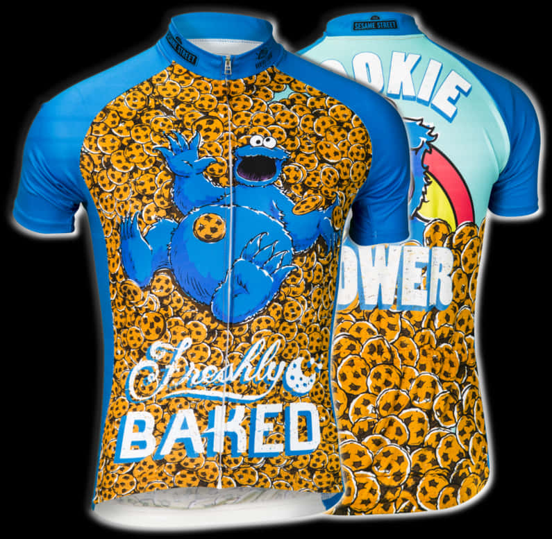 Cookie Monster Cycling Jersey Design