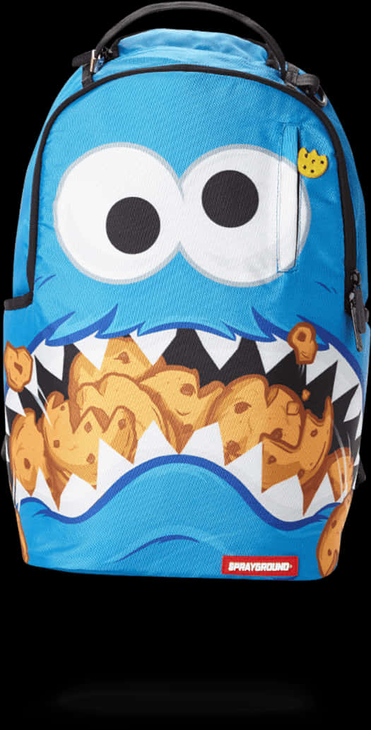 Cookie Monster Themed Backpack