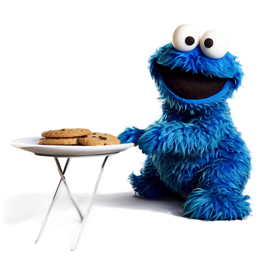 Cookie Monster With Cookies Png 05212024