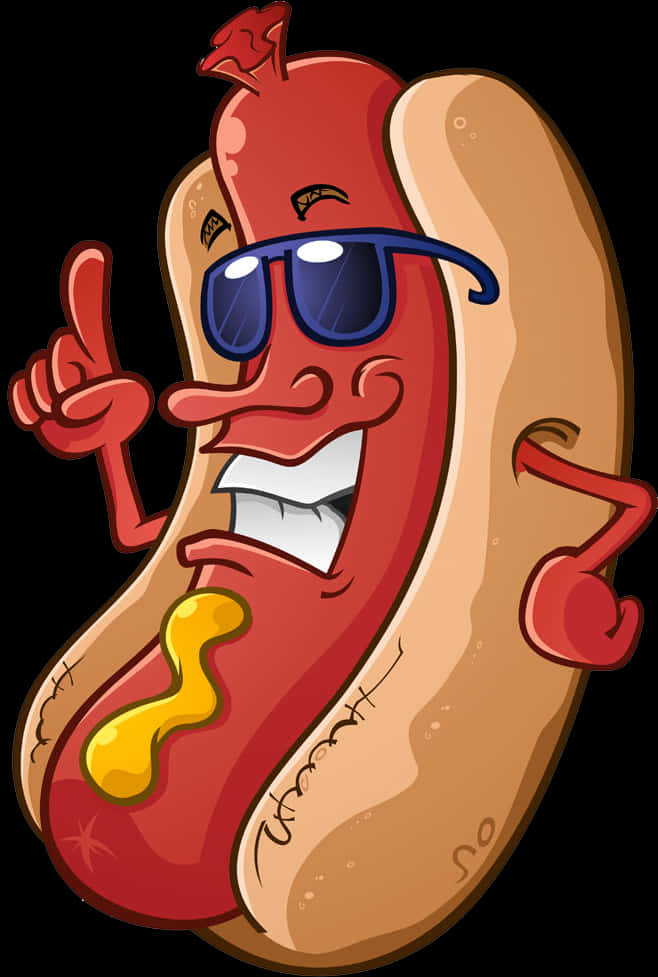 Cool_ Animated_ Hot_ Dog_ Character