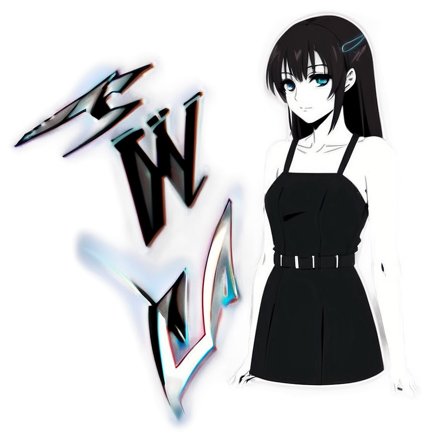 Cool Anime Girl Png 05032024