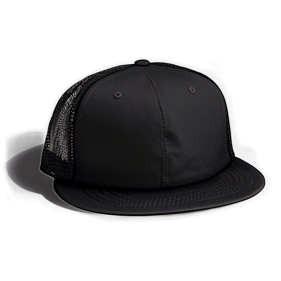 Cool Black Trucker Hat Png 06282024