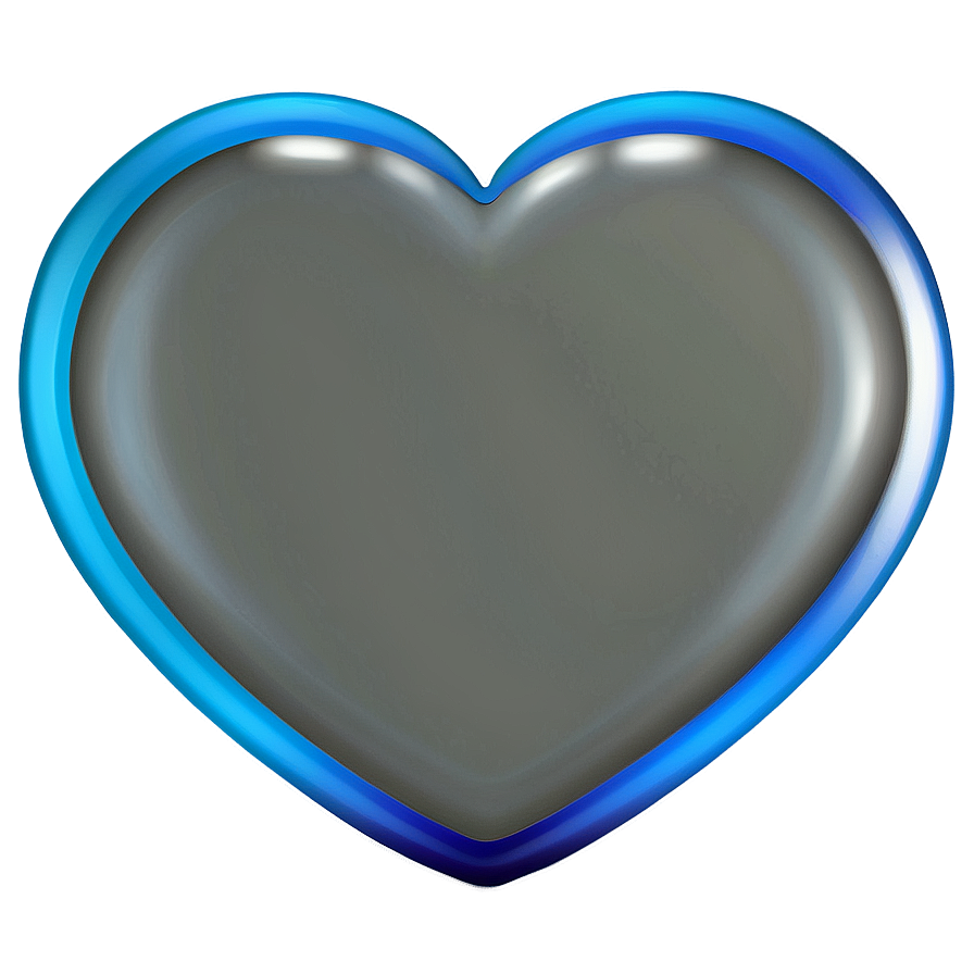 Cool Blue Heart Emoji Png Tyd