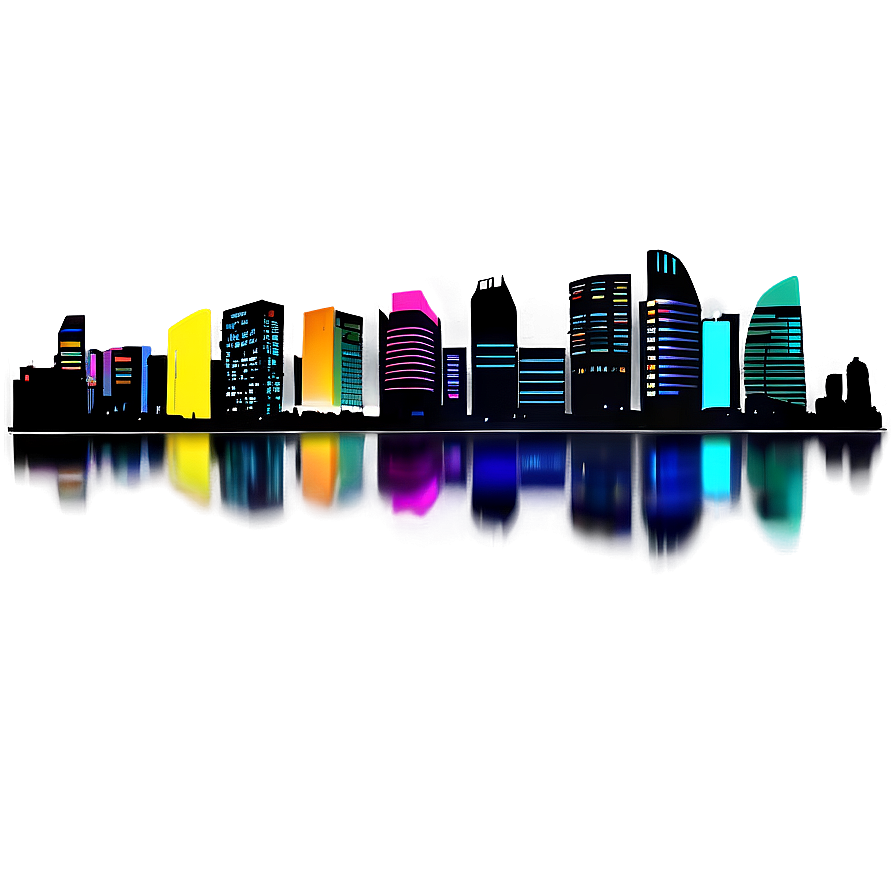 Cool Cityscape Night Png Alq