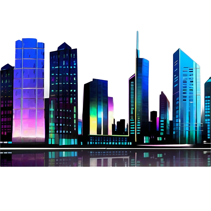 Cool Cyberpunk Cityscape Png 06202024