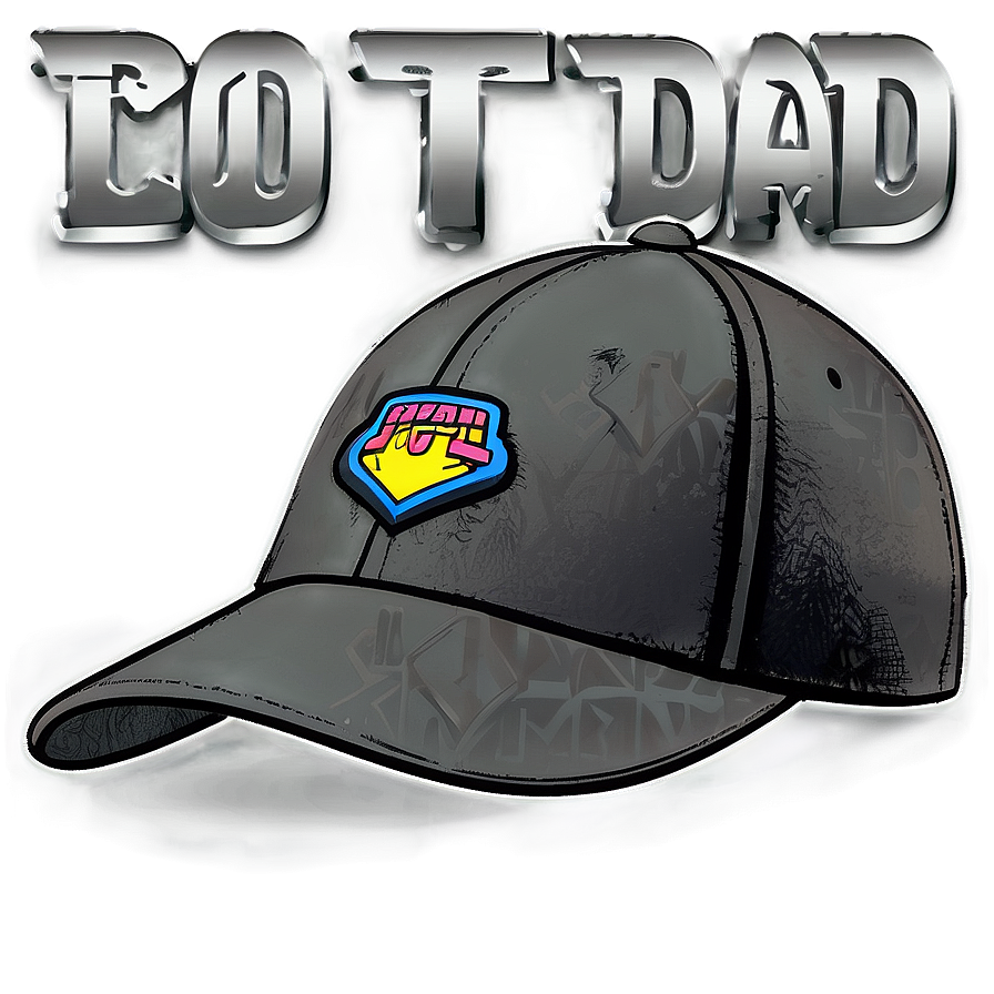 Cool Dad Cap Outline Png 06272024