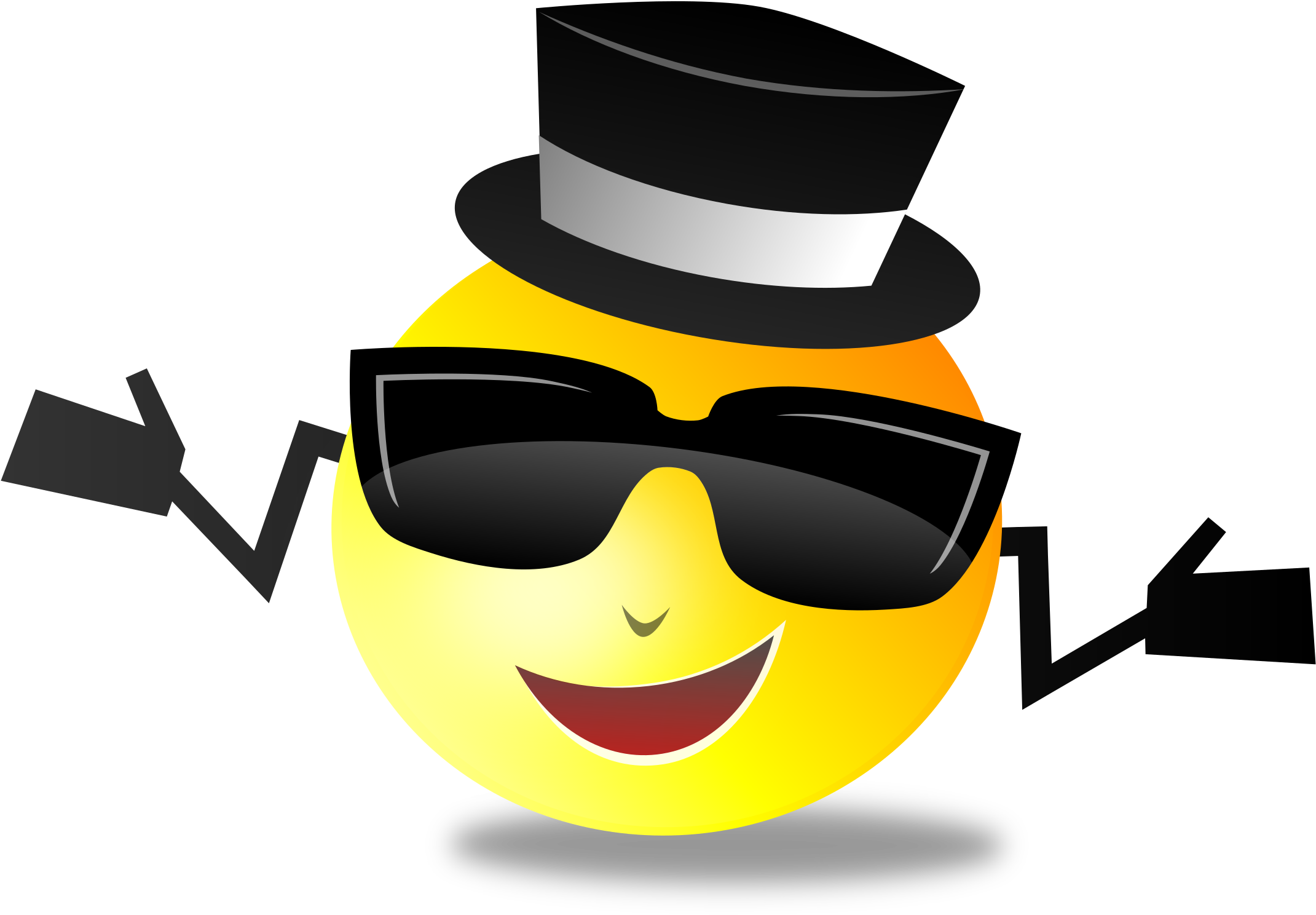 Cool Emojiwith Sunglassesand Hat