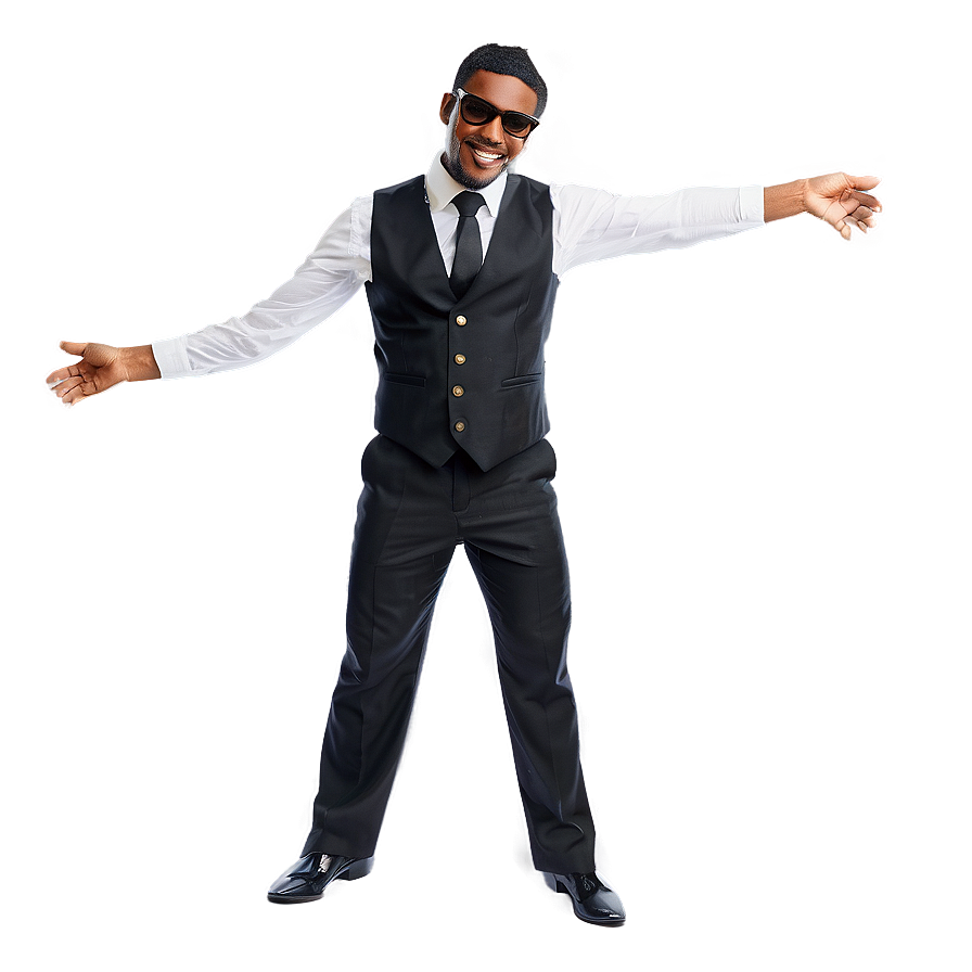 Cool Guy In A Dance Pose Png Pbv