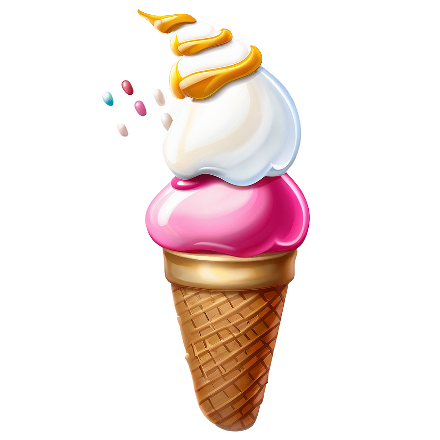 Cool Ice Cream Illustration Png Yxq69