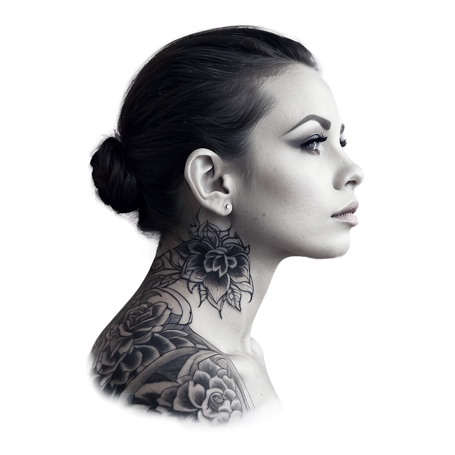 Cool Neck Tattoo Inspirations Png 26