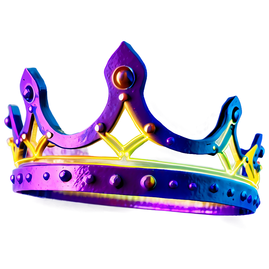 Cool Neon Crown Png 97