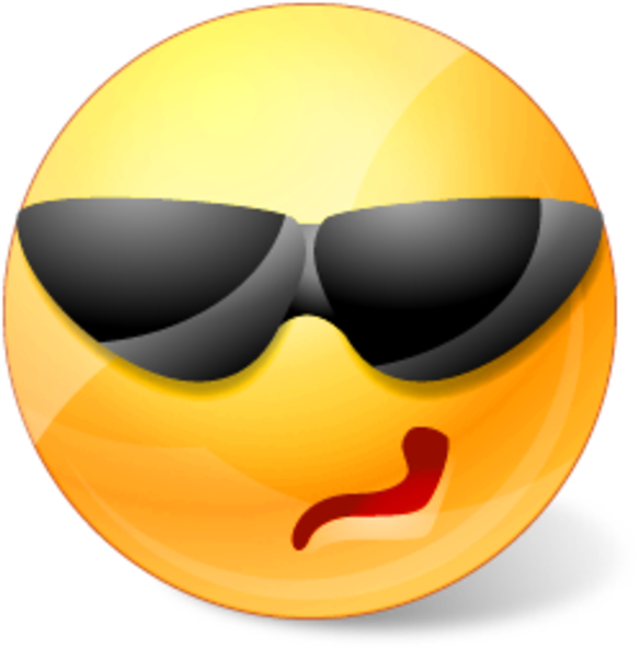 Cool Smiley Emojiwith Sunglasses