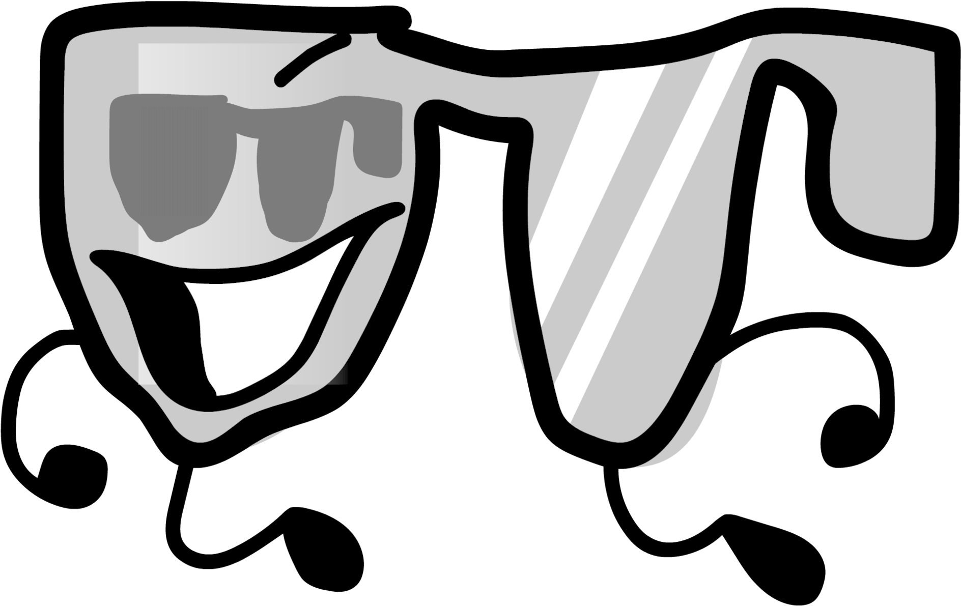 Cool Smiling Sunglasses Graphic