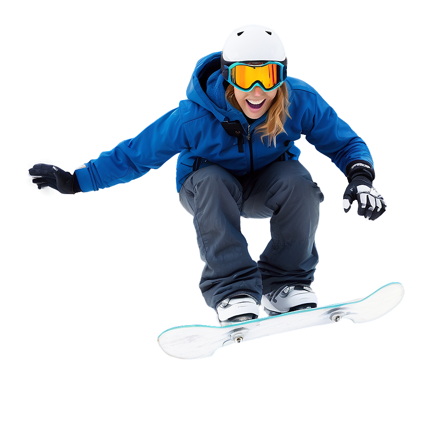 Cool Snowboarder In Action Png Raq