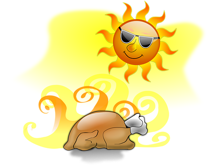 Cool Sunand Sleeping Turtle Illustration