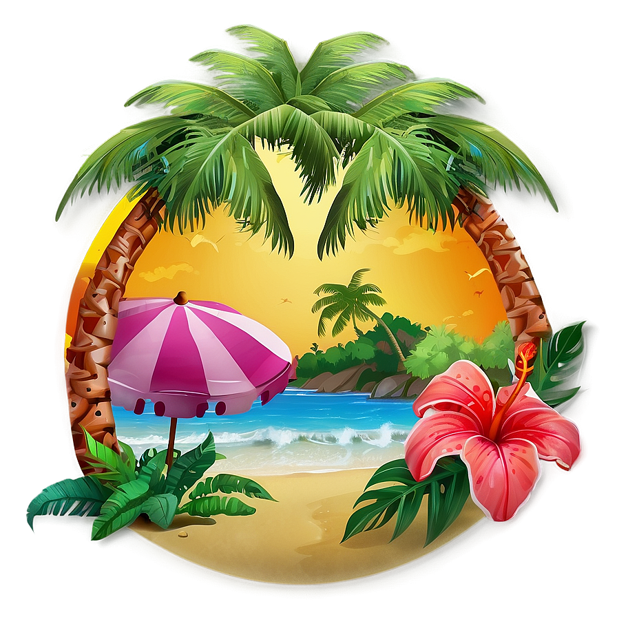 Cool Tropical Beach Png Qbi78