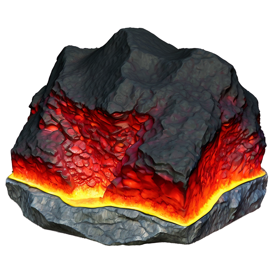 Cooling Magma Texture Png 06292024