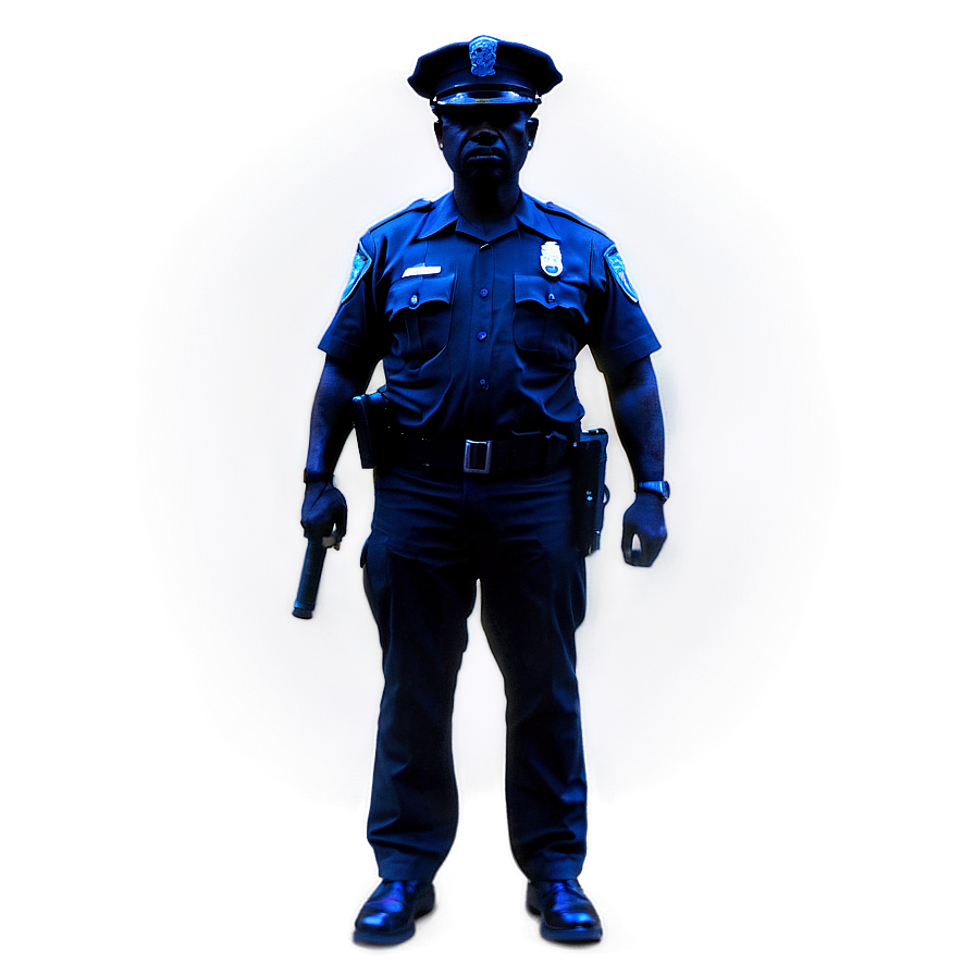 Cop Silhouette Png 06112024