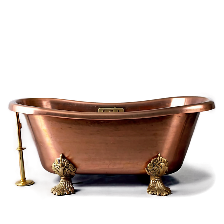 Copper Bathtub Vintage Png 96