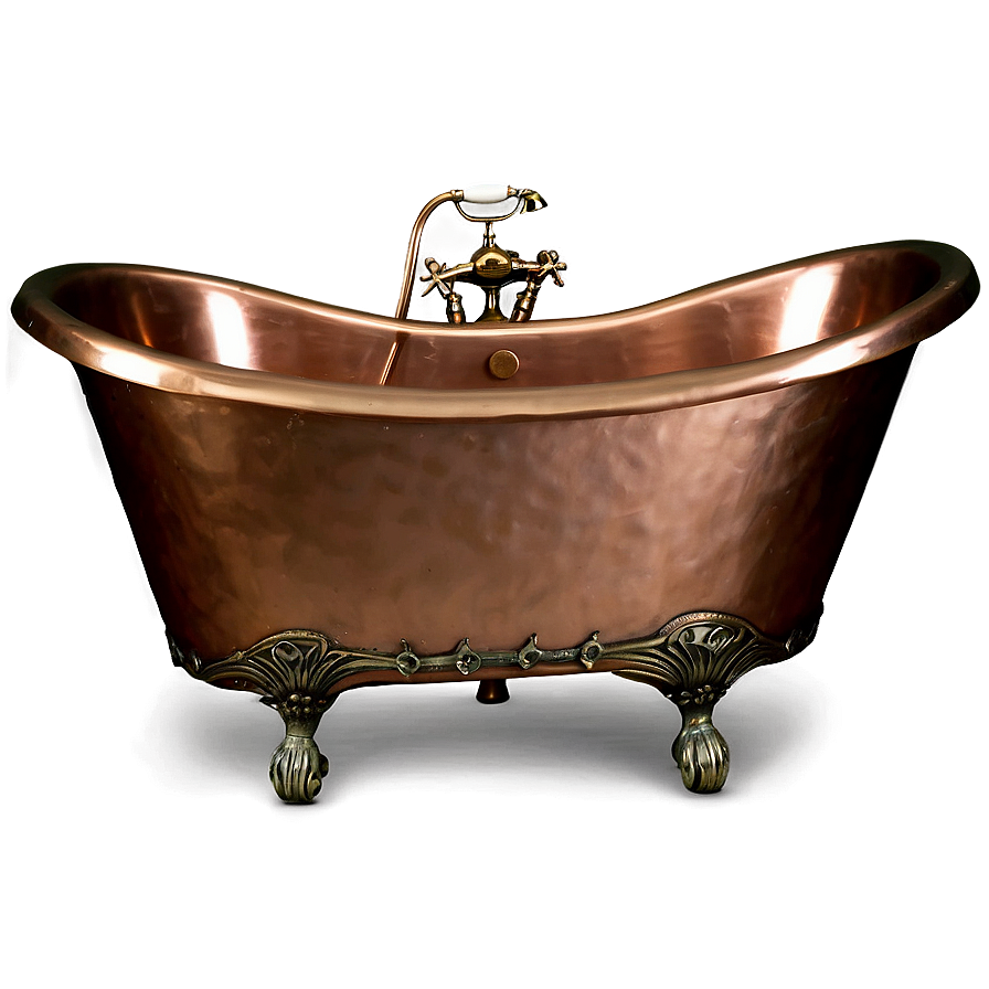 Copper Bathtub Vintage Png Gbb64